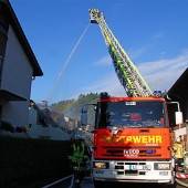 Hühnerstall ging in Flammen auf