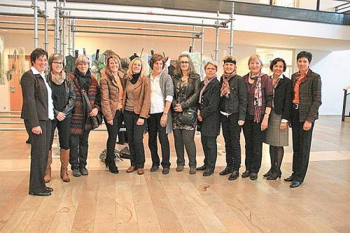 Aufstellung zum „unartigen“ Gruppenbild. Foto: Lingenhöle