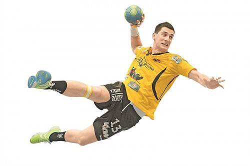 Bregenz-Kreisläufer Filip Gavranovic spielte letzte Saison mit Koper gegen den RK Maribor. Foto: VN/DS
