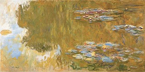 Claude Monets „Seerosenteich“, 1917–19, ist nun in Vaduz zu sehen. Fotos: sAMMLUNG bATLINER; PRO lITTERIS, APA