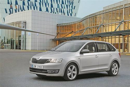 Das jüngste Mitglied der jungen Skoda-Rapid-Familie ist der sportlich geschnittene Spaceback. Fotos: werk