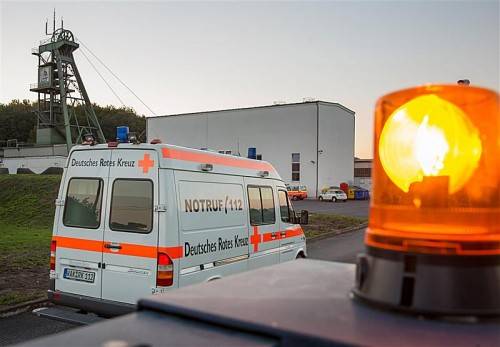 Hunderte Meter unter der Erde gab es in der Kali-Grube Unterbreizbach in Thüringen eine Gasexplosion. Drei Männer starben. Foto: ap
