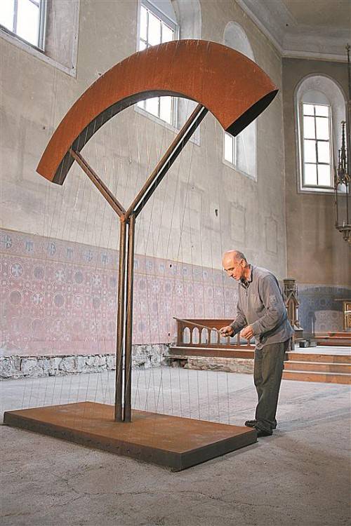 Josef Baier in der Johanniterkirche. Foto: A. Grabher, Egger