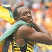 Showrennen von Usain Bolt in Buenos Aires