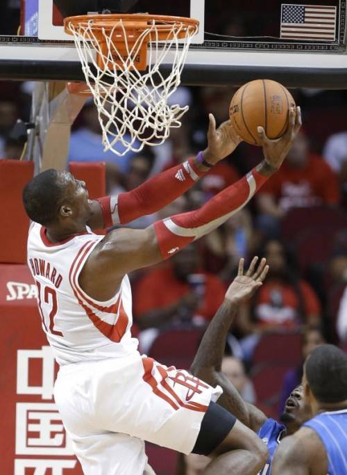 Center Dwight Howard wechselte von den Los Angeles Lakers zu den Houston Rockets. Foto: ap