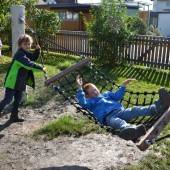 Altachs Volksschüler feiern neuen Pausenhof