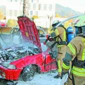 Feuerwehrübung in Dornbirn