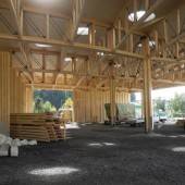 Altstoffsammelzentrum in Feldkirch unter Dach