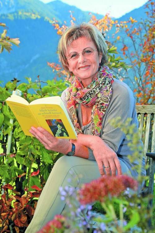 Ihr Zuhause hat Renate Neve als Oase der Kraft gestaltet . VN/Hofmeister