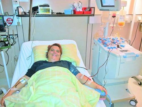 Marina Fellner aus Götzis überstand die Stammzellenentnahme gut. Foto: GFL