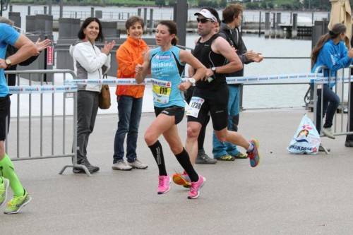 Sabine Reiner lief in Berlin einen neuen VLV-Rekord. schwämmle