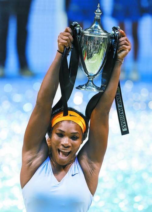 Triumph bei der Tennis-WM: Serena Williams. Foto: reuters