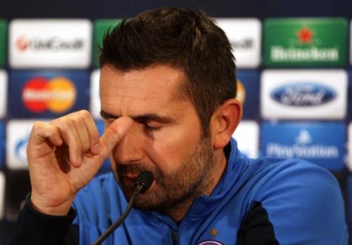 Viel zu überlegen gab es für Austria-Trainer Nenad Bjelica im Vorfeld des CL-Matches gegen Atlético Madrid. Foto: gepa