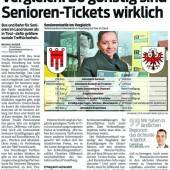 Fahrpreisänderungen im VVV-Tarif