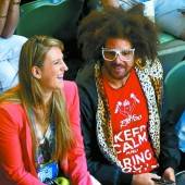 Azarenka dreht Musikvideo mit Freund Redfoo