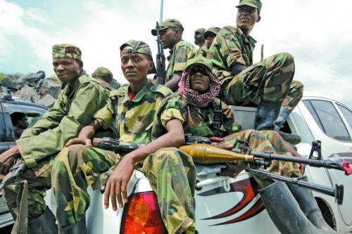 Abzug aus der östlichen Stadt Goma: Die Rebellengruppe M23 wurde von den Regierungstruppen im Kongo besiegt. Foto: EPA