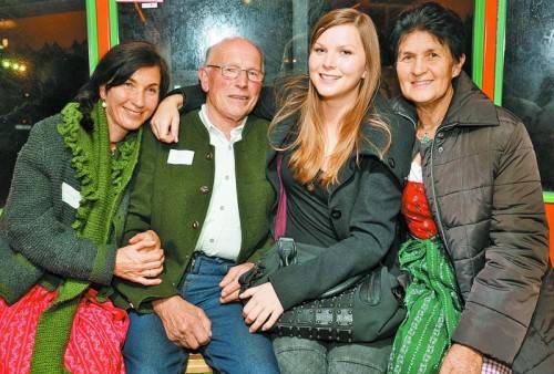 Alice Dünser, Josef, Zita und Zita Sutterlüty. Fotos: L. Berchtold