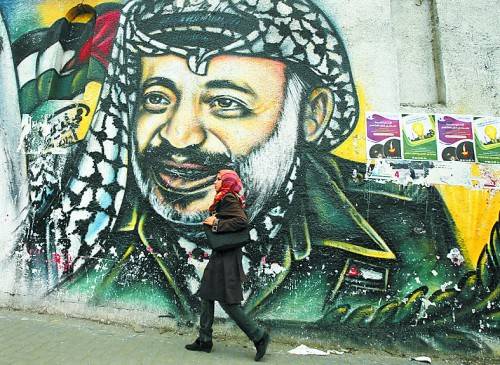 Arafat-Darstellung im Gaza-Streifen. Foto: Reuters