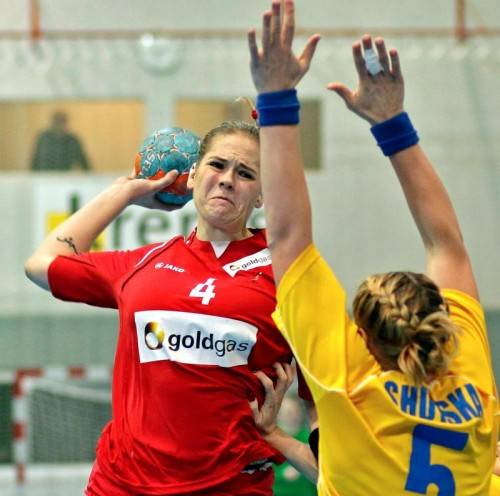 Beate Scheffknecht freut sich auf das Spiel in Bregenz. Foto: gepa