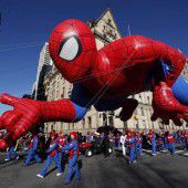 Wetter gefährdete Thanksgiving-Parade