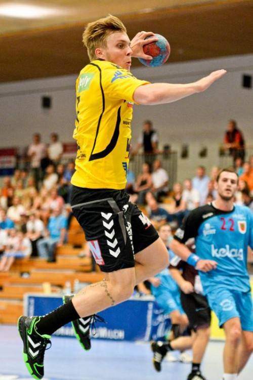 Bregenz-Flügelflitzer Marian Klopcic blühte gegen seinen Stammverein Ferlach richtig auf und erzielte beim 37:28-Sieg neun Treffer. Foto: gepa