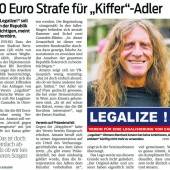 Keine Entscheidung über „Kiffenden Staatsadler“