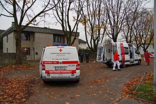 Ein Mitarbeiter der Unterkunft hatte am Dienstag die Einsatzkräfte alarmiert. Foto: vol.at/pletsch