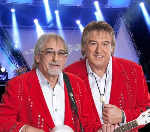 Eines der beliebtesten Schlagerduos gastiert am Sonntag im Festspielhaus: Die „Amigos“. foto: musikladen