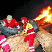 Einsatzkräfte gingen 44 Stunden lang an ihr Limit