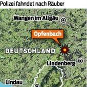 Bankräuber auf der Flucht
