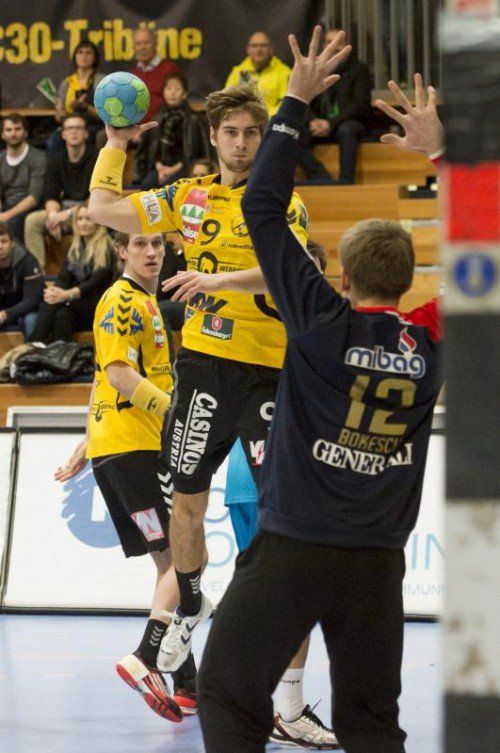 Flügelspieler Peter Harrich erzielte zwei Treffer. Foto: Stiplovsek