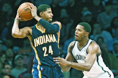 Führte bei den Pacers die Regie: Paul George. Foto: ap