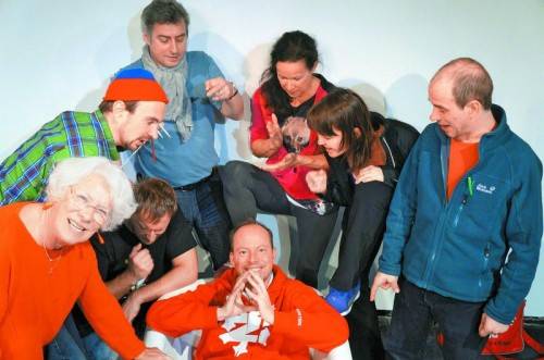 Für „Paarungsspiele featuring Publikumsbeschimpfung II“ versammelt Martin Wanko wieder die TiK-Crew um sich. Foto: TIK