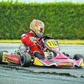 Kart-Champion Hold im Pech