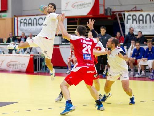 Hard-Goalgetter Dominik Schmid blieb bei der 28:29-Niederlage gegen Island ohne Torerfolg. Foto: gepa
