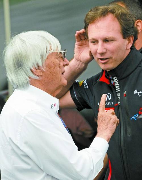 Hat Christian Horner ein offenes Ohr für die Pläne von Bernie Ecclestone? Foto: AP