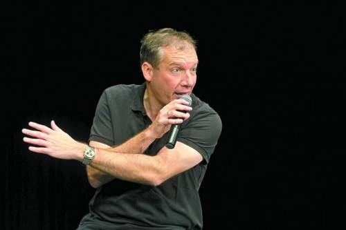 In Sachen Humor macht man Stefan Vögel kein X für ein U vor. Foto: VOVO/Mathis