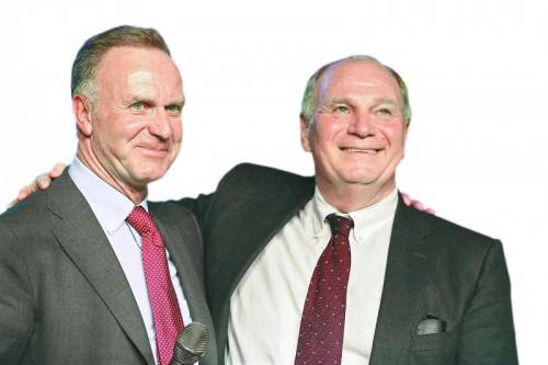 Karl-Heinz Rummenigge (l.) und Uli Hoeneß. Foto: Reuters