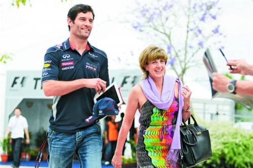 Mark Webber hat in der Zukunft mehr Zeit für seine Partnerin Ann Neal. Foto: gepa