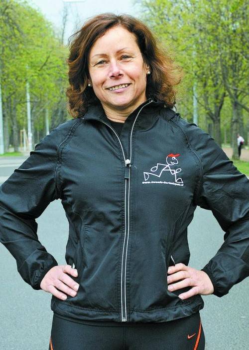 Monika Travernaro ist unsere Vorarlberger Botschafterin des Laufsports in Wien. Foto: Livio Srodic