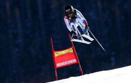 Mutige Fahrt von Lara Gut – die Schweizerin gewann nach dem Sölden-Riesentorlauf auch die Abfahrt in Beaver Creek. Foto: gepa