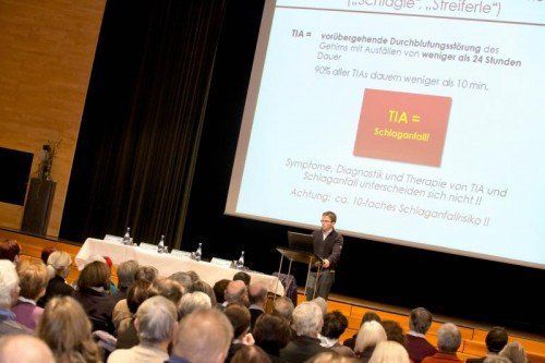 Primar Philipp Werner übernahm als Neurologe die Führung durch einen spannenden und aufschlussreichen Vortragsabend.