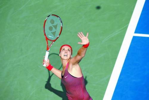 Sabine Lisicki: Es hat mit Oliver Pocher gefunkt. Foto: ap