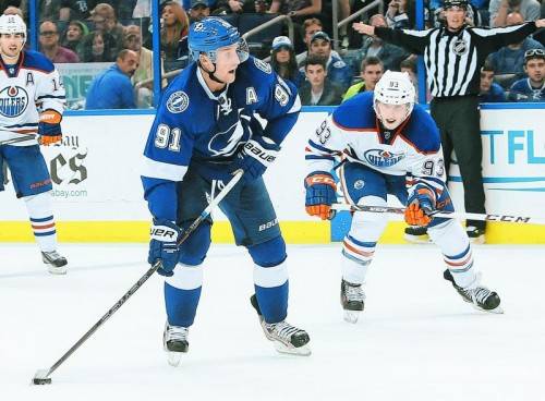 Steven Stamkos: Längere Pause nach Schienbeinbruch. Foto: ap