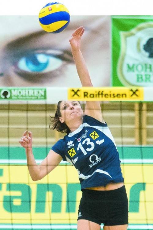 VCD-Routinierin Beata Horvath nimmt mit 61 Zählern (Schnitt 12,2 pro Spiel) Rang drei in der Punktewertung ein. Foto: steurer
