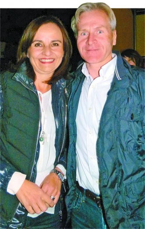 Werber Christoph Ganahl mit Marlies.