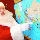 Der Weihnachtsmann bricht mehrere Rekorde