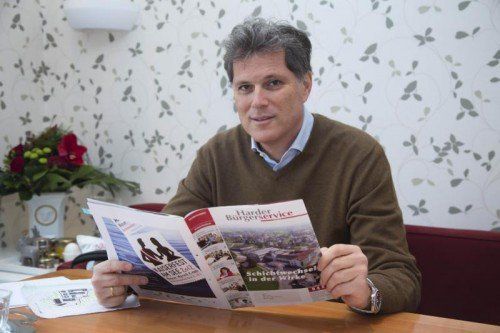 Anrainer Claus Steurer: „Unsere Nachbarrechte werden hier ganz klar missbraucht.“ Foto: VN/Paulitsch
