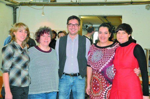 Arbeitsgemeinschaft: Dorothea Rosenstock, Judith Batlogg, Christof Thöny, Martina Ganahl und Christine Lederer (v.l.). FOTOS: CM