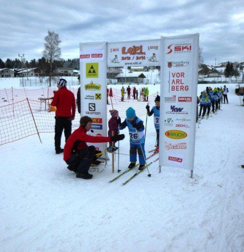 Bei den jüngsten Biathleten stand der Spaß im Vordergrund. verband